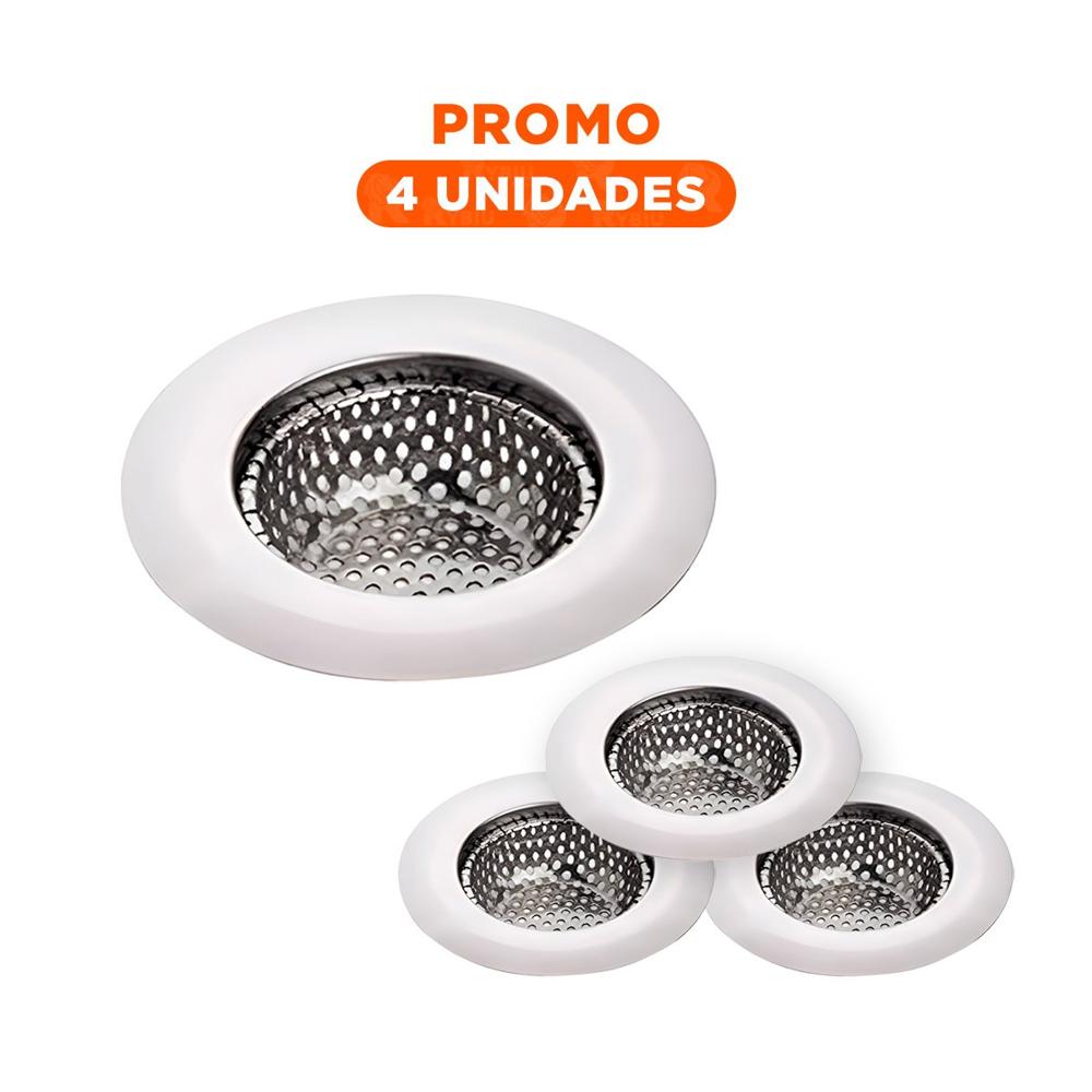 Pack4 Filtro de Conducto Plateado con Funcion Filtradora y Dimension 7cm Y+Regalo Sticker