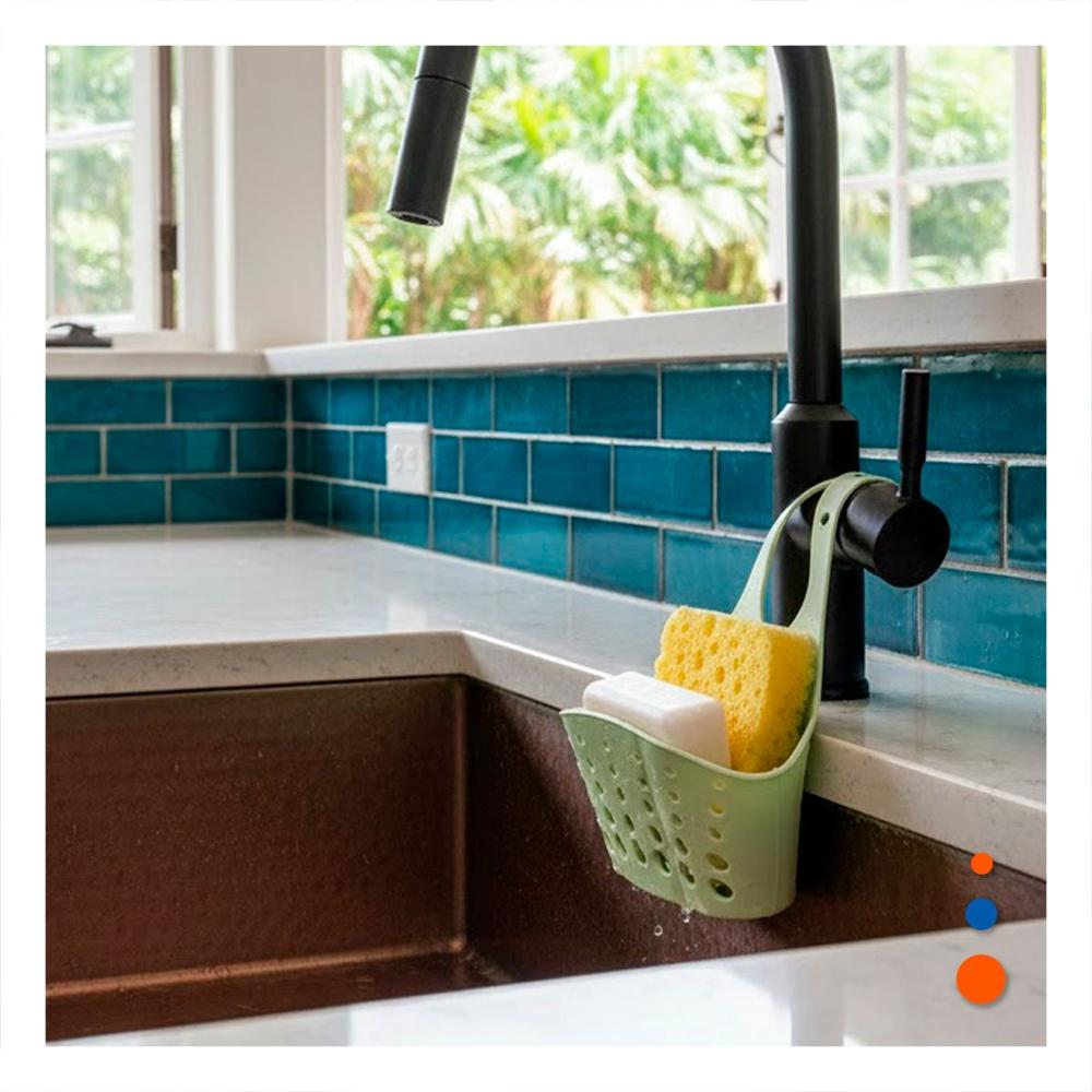 Soporte Colgante Decorativo Verde para la Cocina y Bano 19x15cm Y+Ligas Regalo