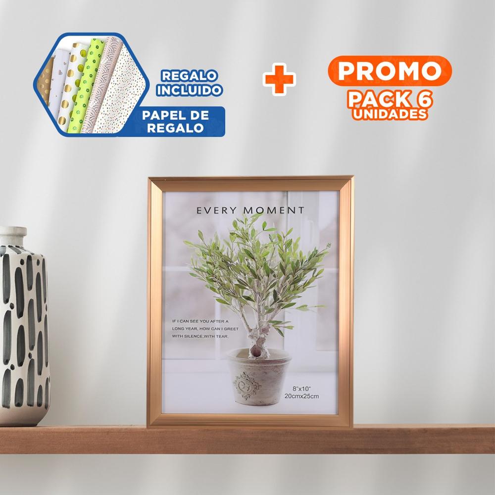 Pack6 Exhibidor para Fotografias que Ayuda a Organizar Recuerdos con Elegancia Y+Papel Regalo