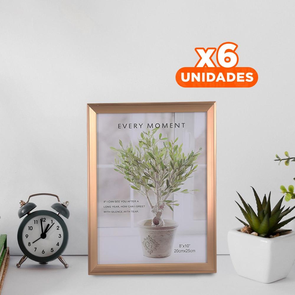 Pack6 Marco Decorativo para Fotos en Espacios Acogedores del Hogar Y+Regalo Sticker