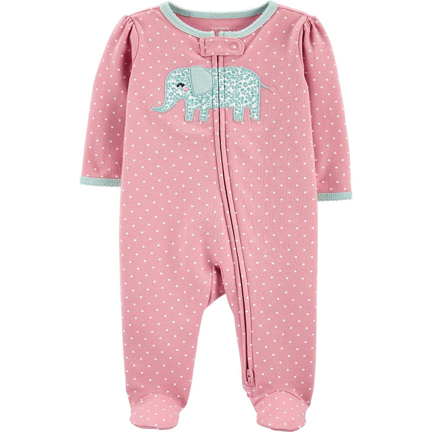 Pijama Carters Elefante con para Bebés Niñas Recién Nacidas Oechsle Pasión Oechsle