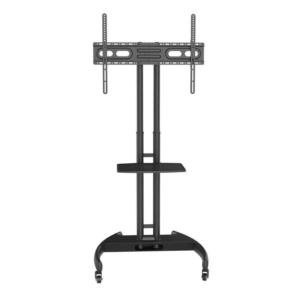 SOPORTE PEDESTAL MÓVIL PARA TV Y MONITOR DE 32 A 75 PULGADAS CON ROTACIÓN DE PANTALLA DE 90 GRADOS
