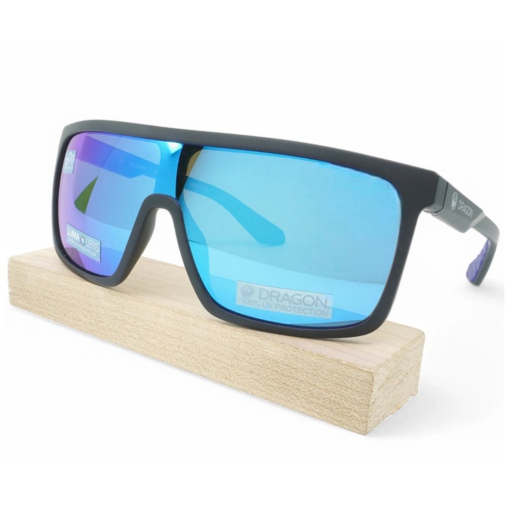 Lentes de Sol DRAGON MOMENTUM LL POLARIZED H2O MATTE BLACK BLUE ION