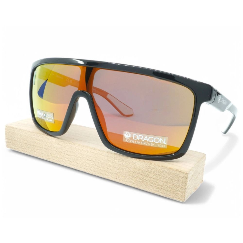 Lentes de  Sol DRAGON MOMENTUM LL POLARIZED SHINY BLACK RED ION