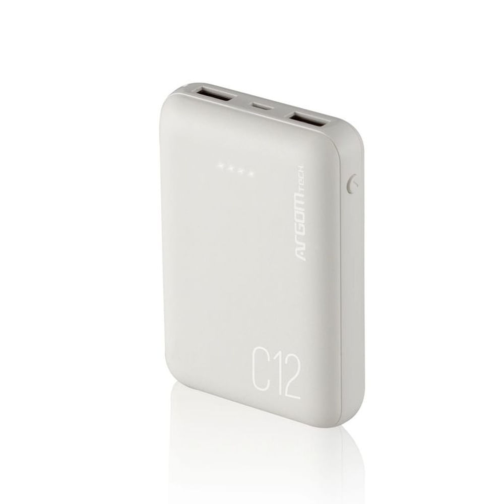 BATERÍA EXTERNA C12 BLANCA