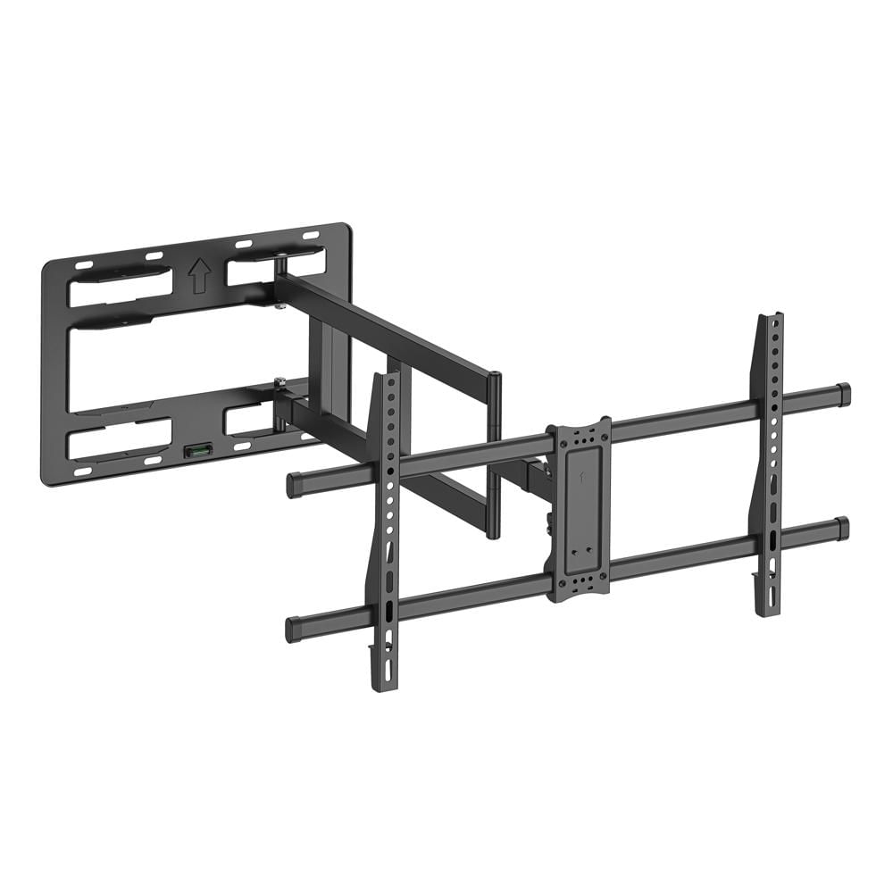 RACK SOPORTE MÓVIL DOBLE BRAZO PARA TV DE 43 A 90 PULGADAS