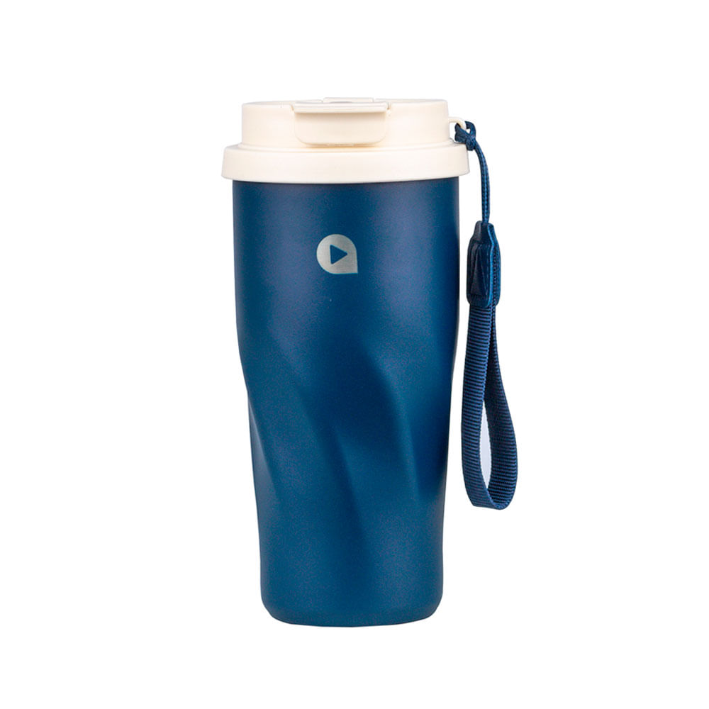 Vaso Aqua Mug Scool 500 ML doble toma Navy 400434