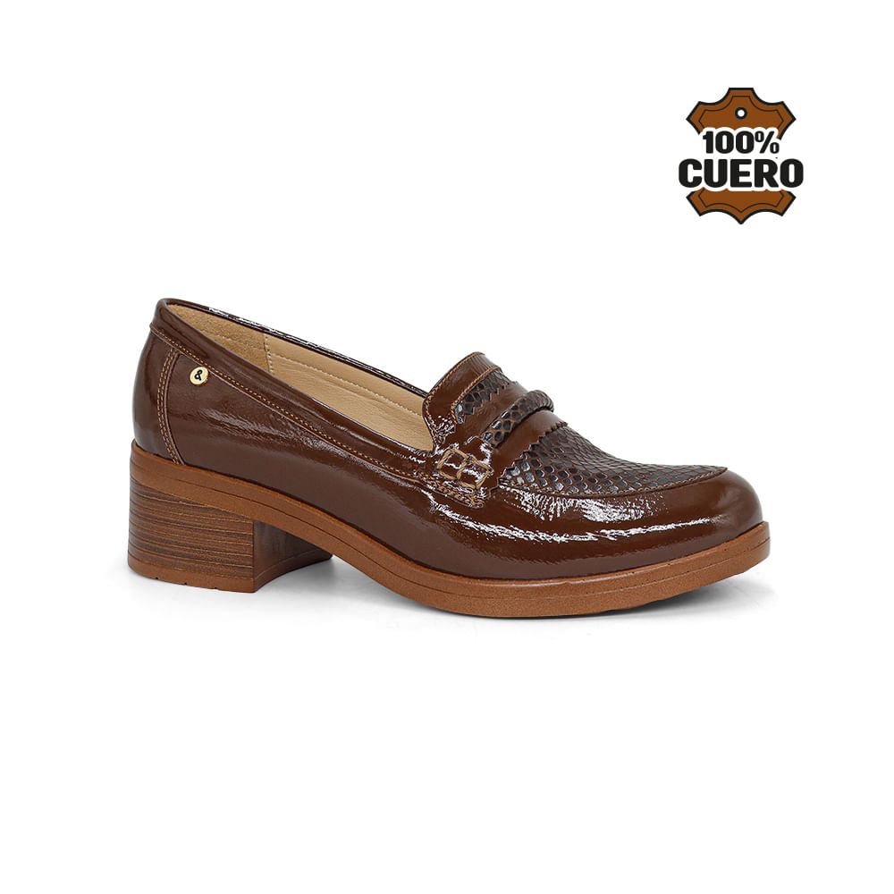 Zapatos Casuales Mujer 2676-KA26Q1 charol africano 35