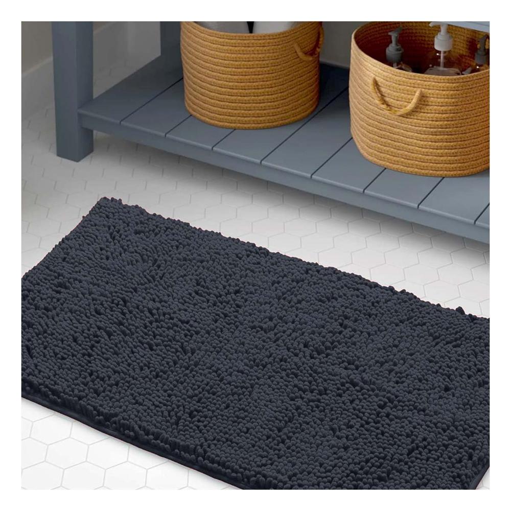 Tapete Rectangular Funcional de Microfibra 40x60cm Plomo oscuro para Ambientes Y+Post It