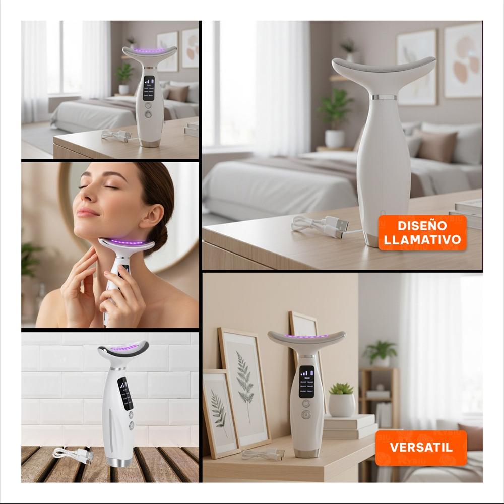 Dispositivo Facial 7 Modos de Color Luz LED Color Blanco para Piel en Casa Dispositivo Facial 7 Modos de Color Luz LED Color Blanco para Piel en Casa