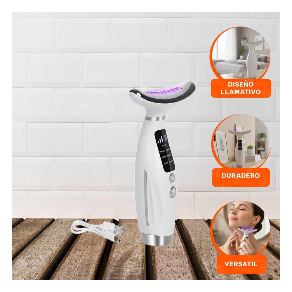 Dispositivo Facial 7 Modos de Color Uso en Casa Blanco Practico Diario Y+Post It