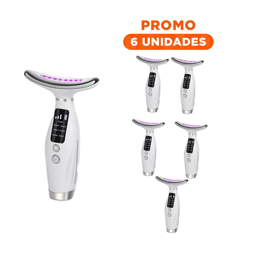 Pack6 Sistema Facial 7 Modos de Color Terapia de Luz Blanco Uso Diario Pack6 Sistema Facial 7 Modos de Color Terapia de Luz Blanco Uso Diario