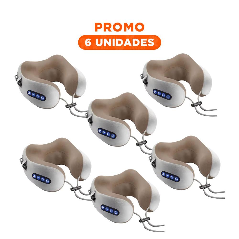 Pack6 Cojin Moderno Masajeador Electrico de Cuello para Casa y Trabajo Pack6 Cojin Moderno Masajeador Electrico de Cuello para Casa y Trabajo