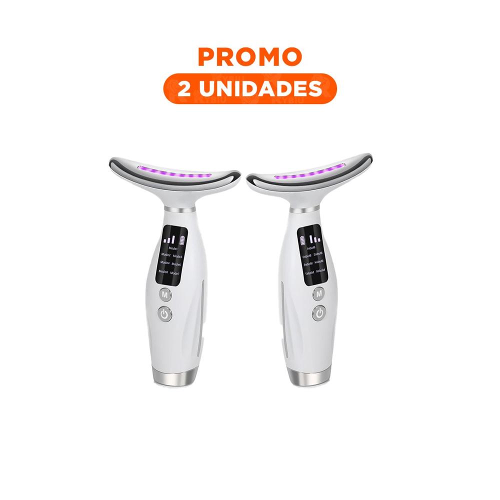 Pack2 Herramienta Facial 7 Modos de Color Luz LED Blanco para Piel Diario Pack2 Herramienta Facial 7 Modos de Color Luz LED Blanco para Piel Diario