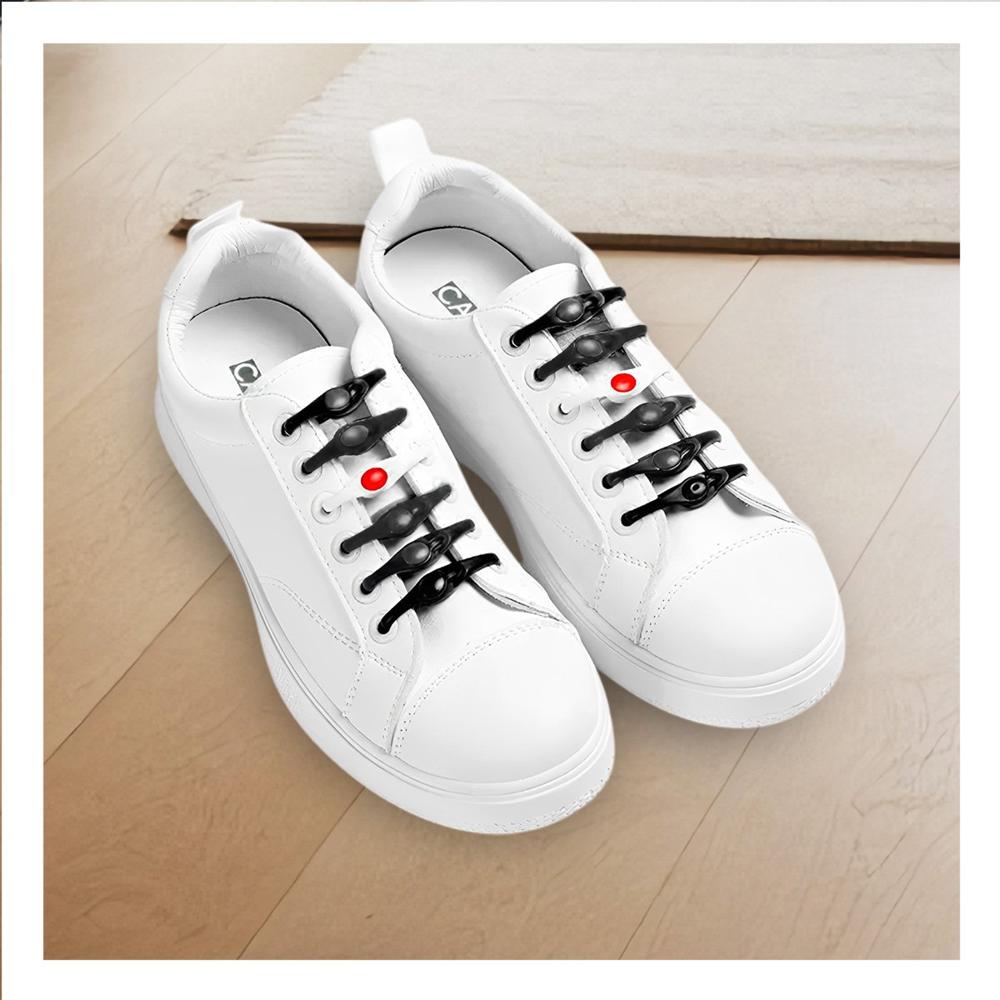 Sujeta Cable de Silicona Resistente para Uso Diario en Casa y Trabajo Negro Y+Regalo Sticker