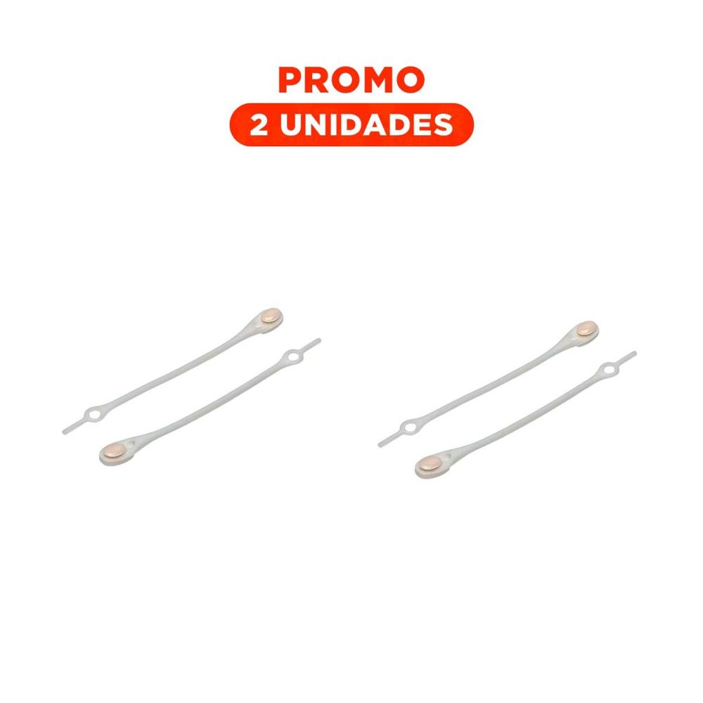 Pack2 Sujetador de Silicona Resistente para Uso Diario en Oficina Blanco