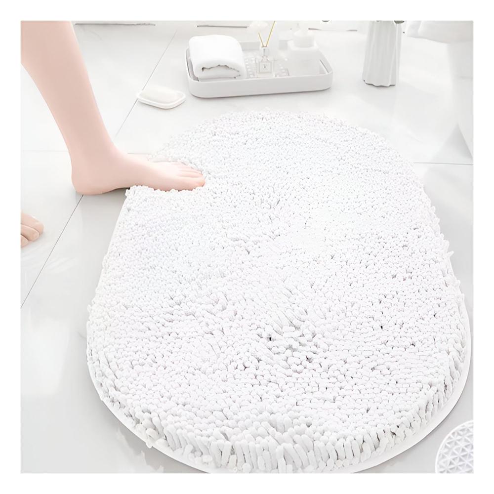 Complemento Ovalado de Microfibra 40x60cm Crema Suave y Funcional para Hogar Y+Regalo Sticker