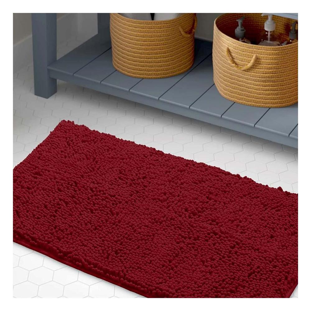 Alfombrilla Rectangular de Microfibra 40x60cm Guinda para Decoracion Y+Post It