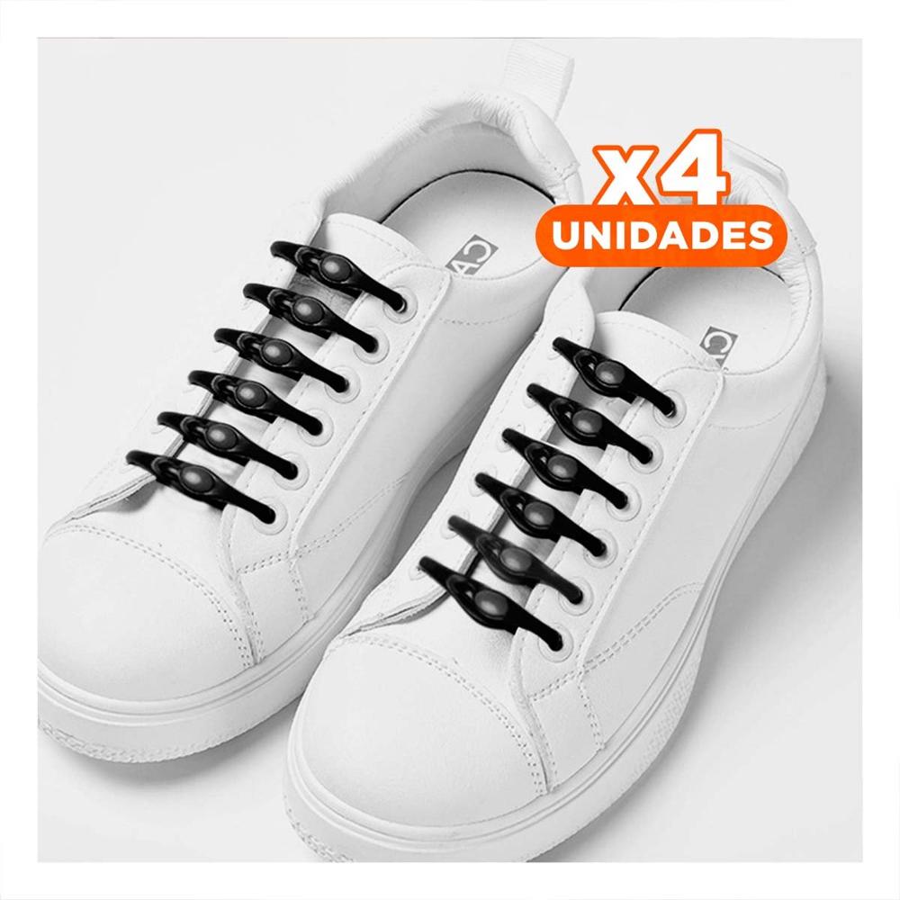 Pack4 Fijador de Silicona Flexible para Cable en Hogar y Oficina Negro