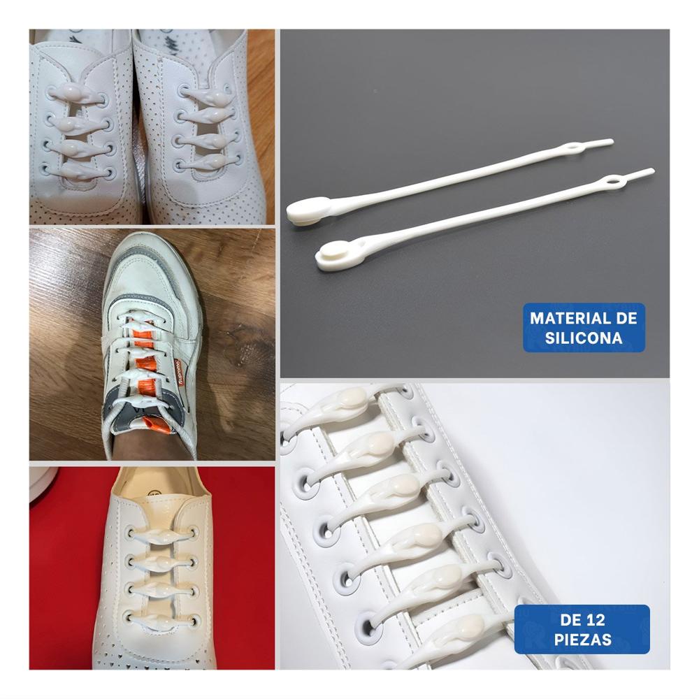 Sujeta Cable de Silicona Flexible para Orden en Hogar y Escritorio Blanco