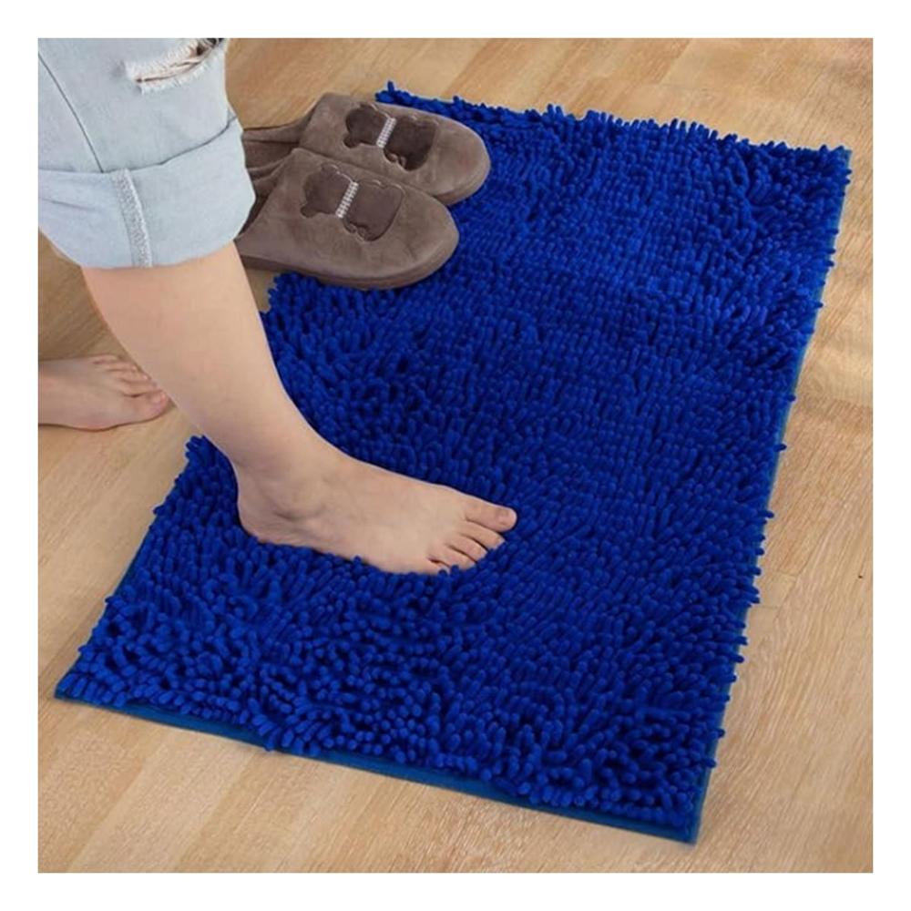 Cobertor Rectangular de Piso Microfibra 40x60cm Azul para Uso Interior Y+Regalo Sticker