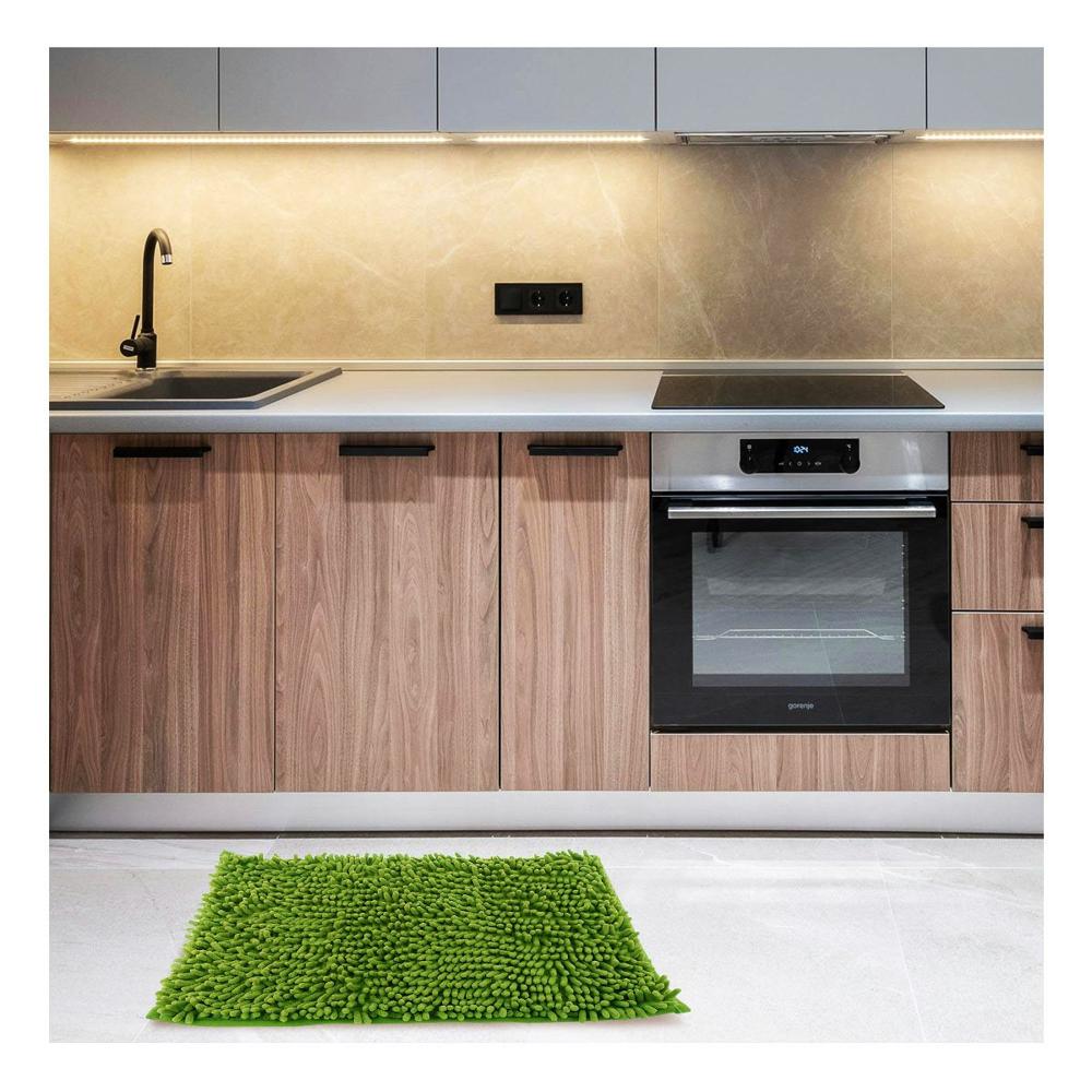 Elemento Rectangular de Microfibra para Casa 40 x 60 cm Verde Limon Y+Papel Regalo