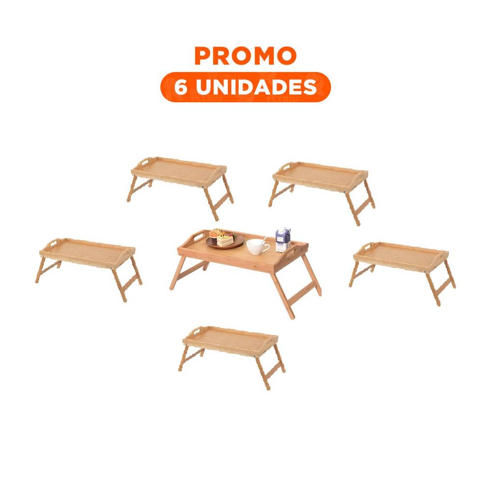 Pack6 Elemento Practico Plegable para Hogar en Tono Mostaza y Uso Versatil