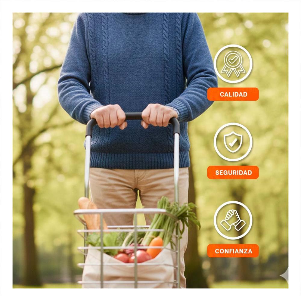 Sistema de Carga Cerrado Plegable Plateado para Traslado Ordenado Y+Papel Regalo