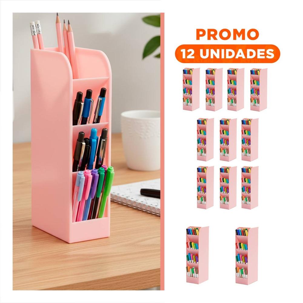 Pack12 Estructura con Distribucion Abierta y Color Rosado Y+Regalo Sticker