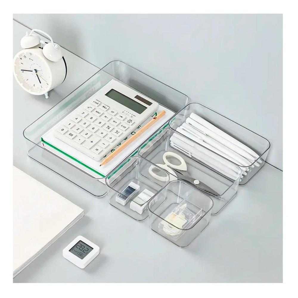 Deposito Transparente Acrilico Rectangular para Cocina y Hogar Y+Regalo Sticker