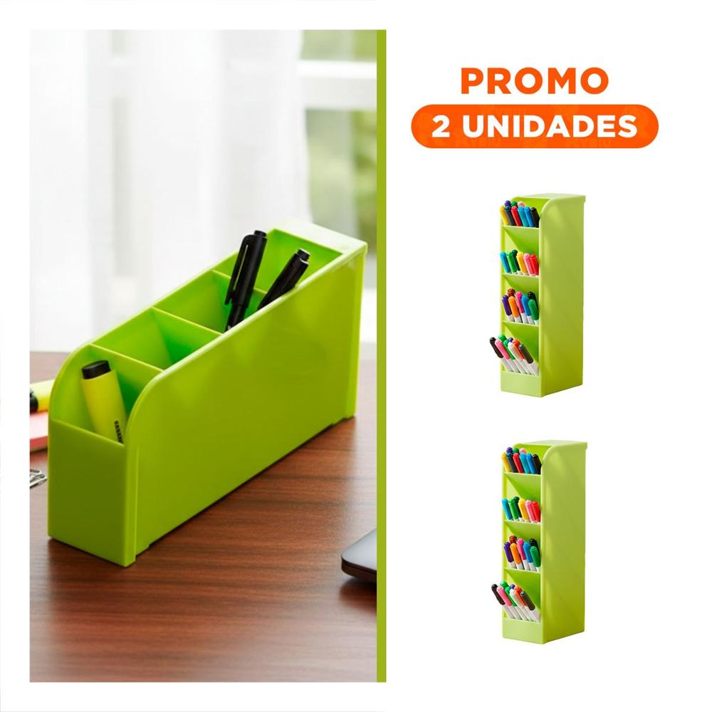 Pack2 Organizador pensado para Orden Constante con Inclinacion Verde