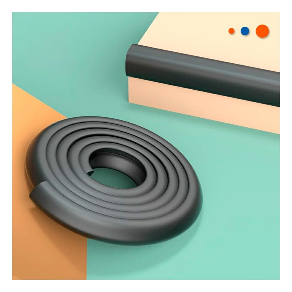 Guarda Esquina de Espuma Suave para Bordes de Mesa Proteccion en Casa Negro Y+Papel Regalo