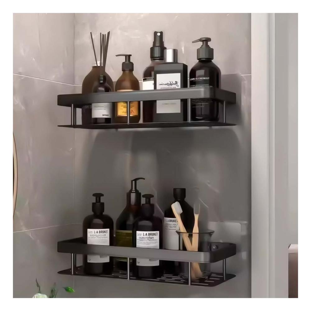 Base Flotante Negro 30x13cm para Decoracion Minimalista en Casa Y+Regalo Sticker