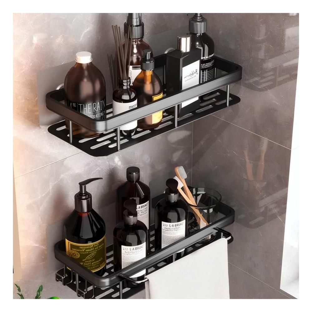 Estructura Flotante Negro 30x13cm para Organizar Objetos en Hogar Y+Papel Regalo