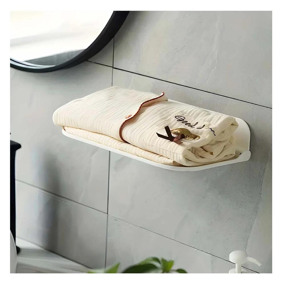 Estante Plegable para Pared Flotante con Soporte Estable Blanco Y+Post It