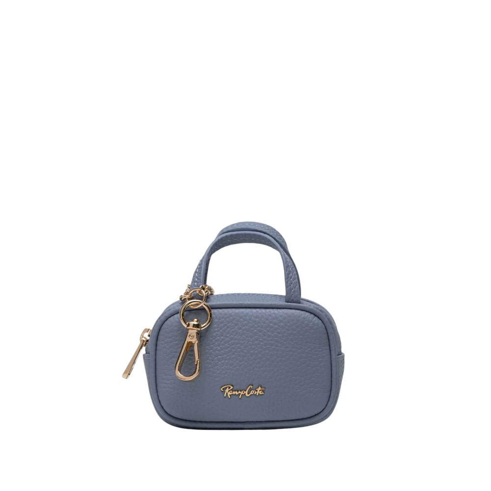 Charm para Mujer Cuero Mini Bag Classic Renzo Costa Chd 2611 D592 Azul