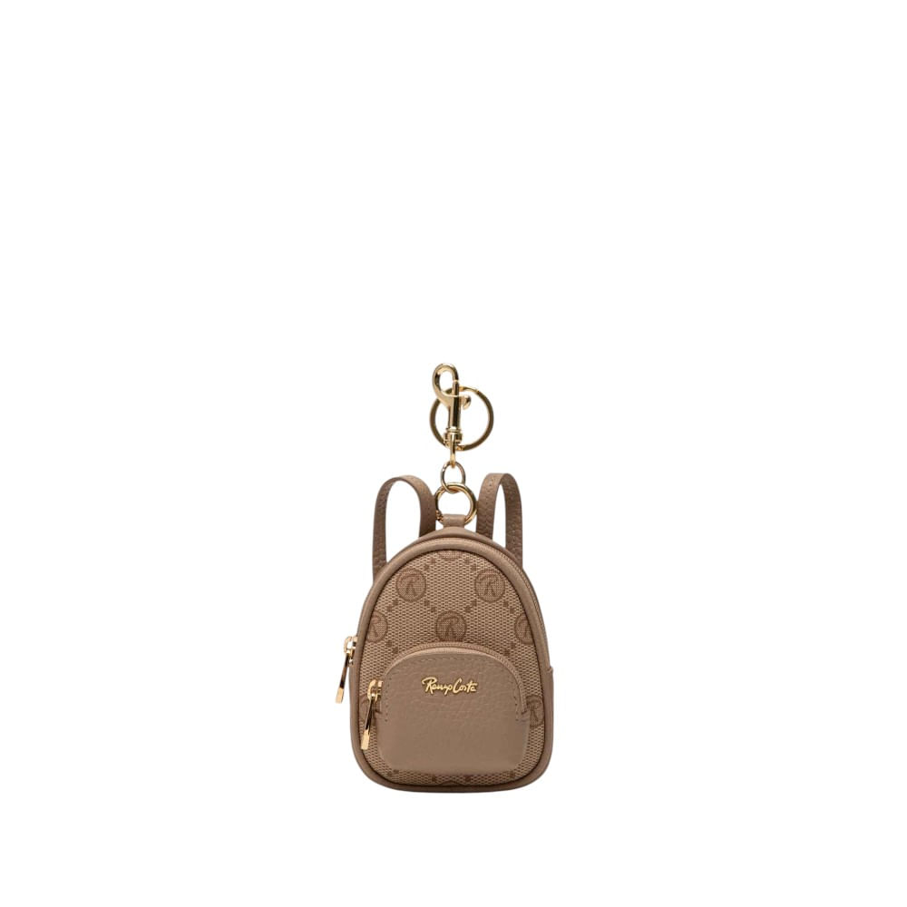 Charm para Mujer Mini Backpack Icon Renzo Costa Chd 2614 47 Khaki D05 Cappuccino