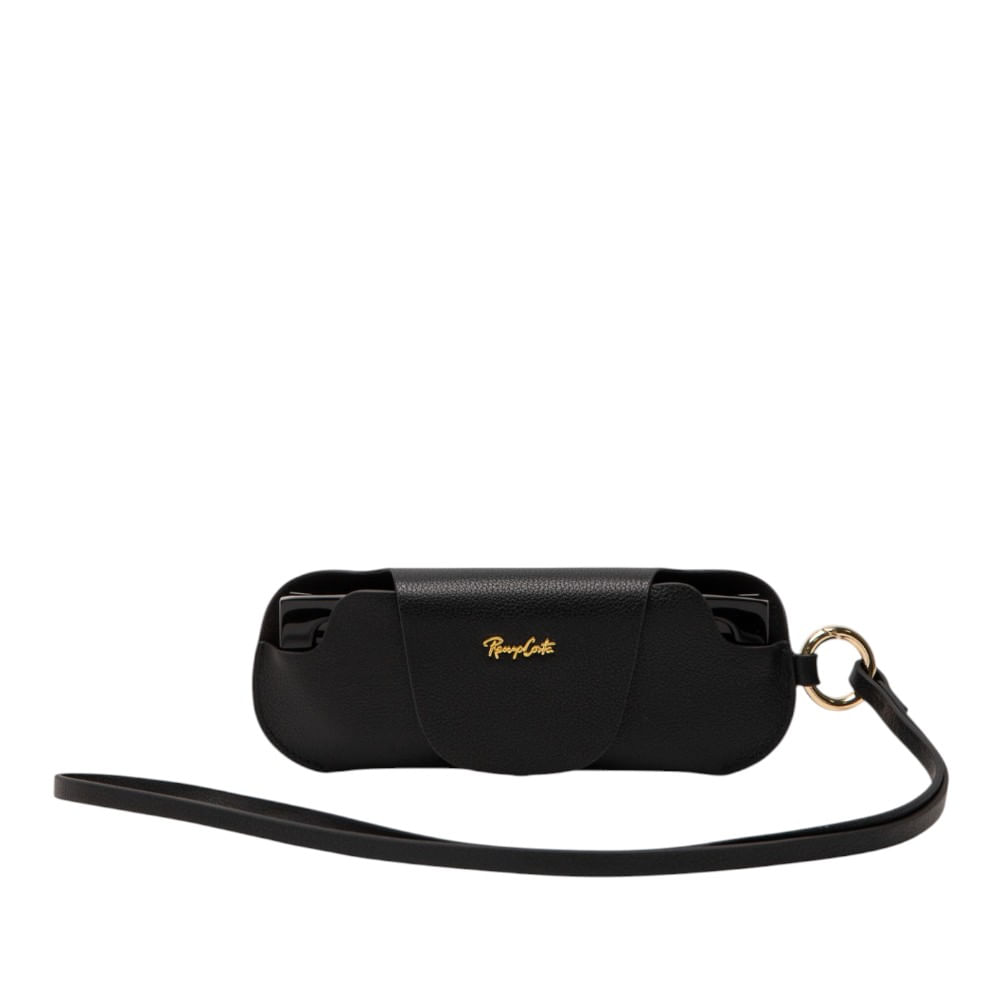 Porta Lentes para Unisex Easy Loop Renzo Costa Plu 2603 1 Black