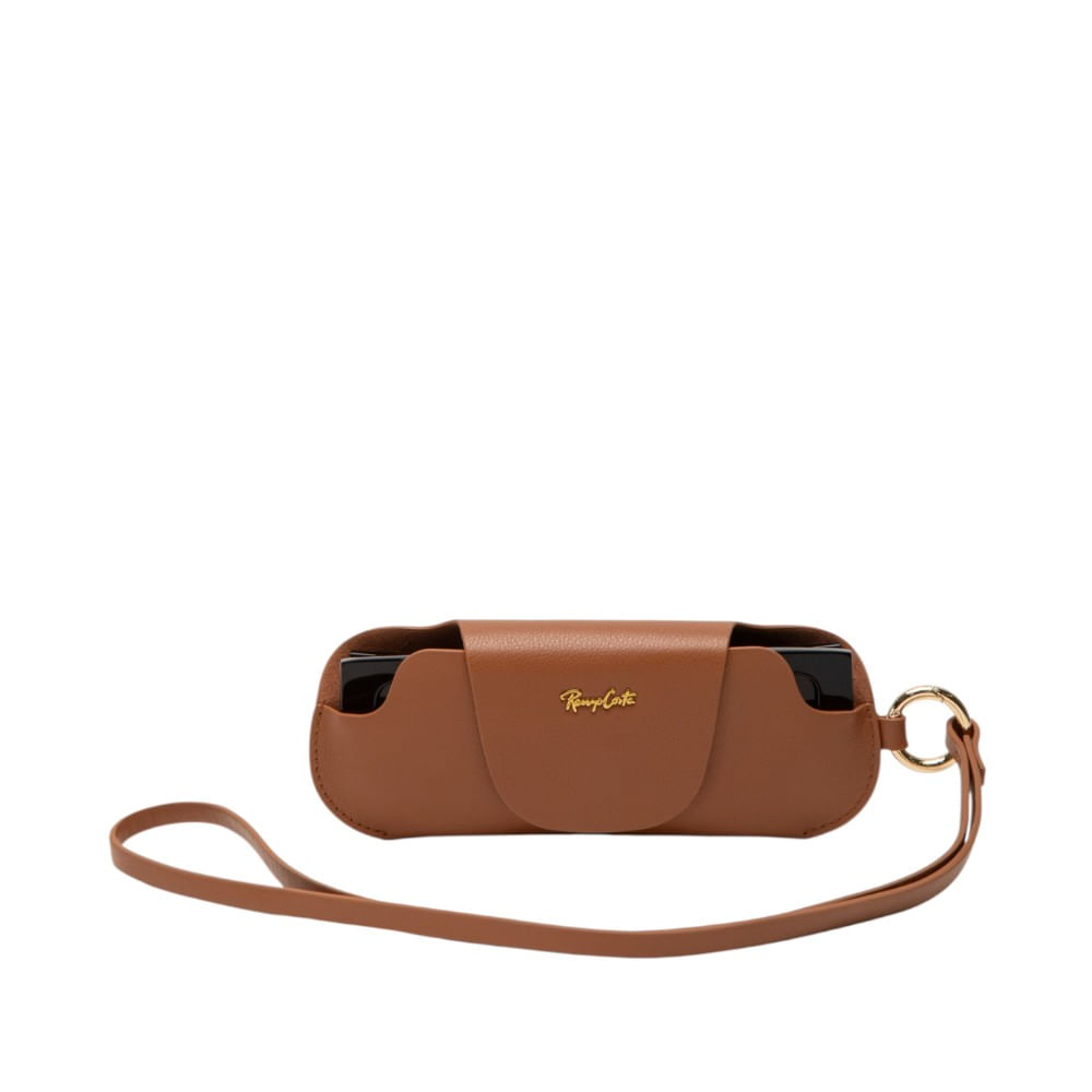 Porta Lentes para Unisex Easy Loop Renzo Costa Plu 2603 29 Cuoio