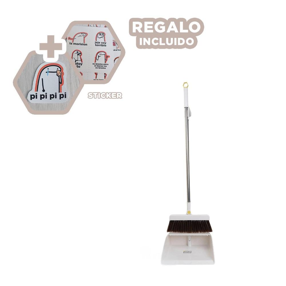 Utensilio de limpieza ligera y resistente para uso diario en hogar Blanco Y+Regalo Sticker