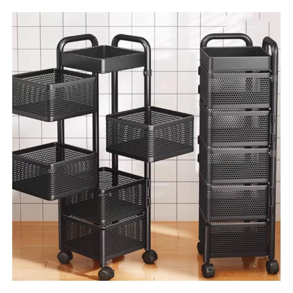 Sistema Cuadrado de Cinco Niveles con Llantas para Uso Multifuncional Y+Regalo Sticker