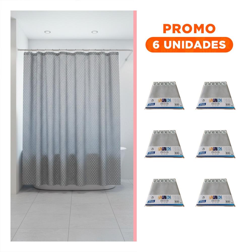 Pack6 Cubierta para Entorno de Ducha con Patron Triangulos Plomo 180x180cm Pack6 Cubierta para Entorno de Ducha con Patron Triangulos Plomo 180x180cm