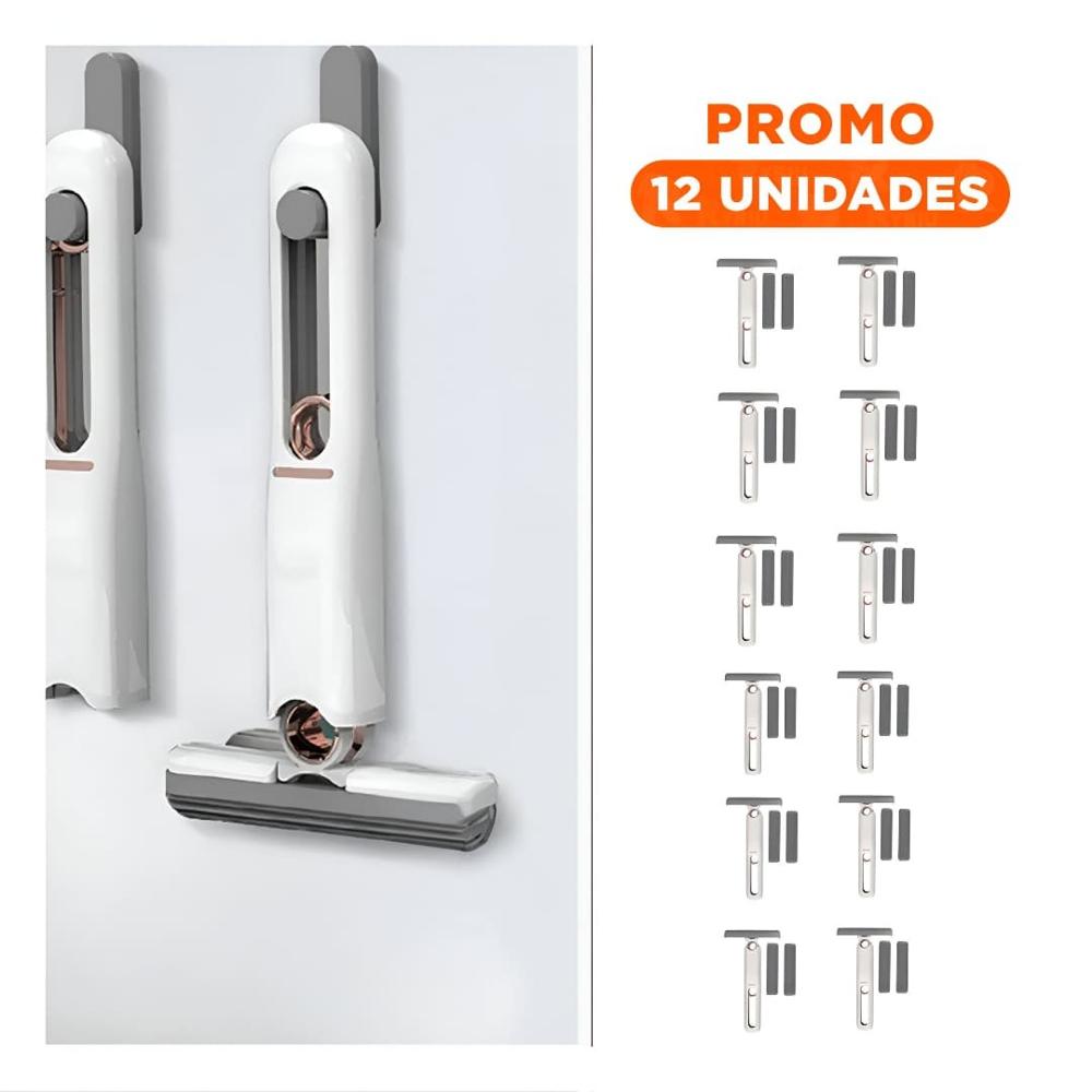 Pack12 Sistema Portatil con 3 Cabezales de Algodon Facil Transporte Blanco Y+Regalo Sticker