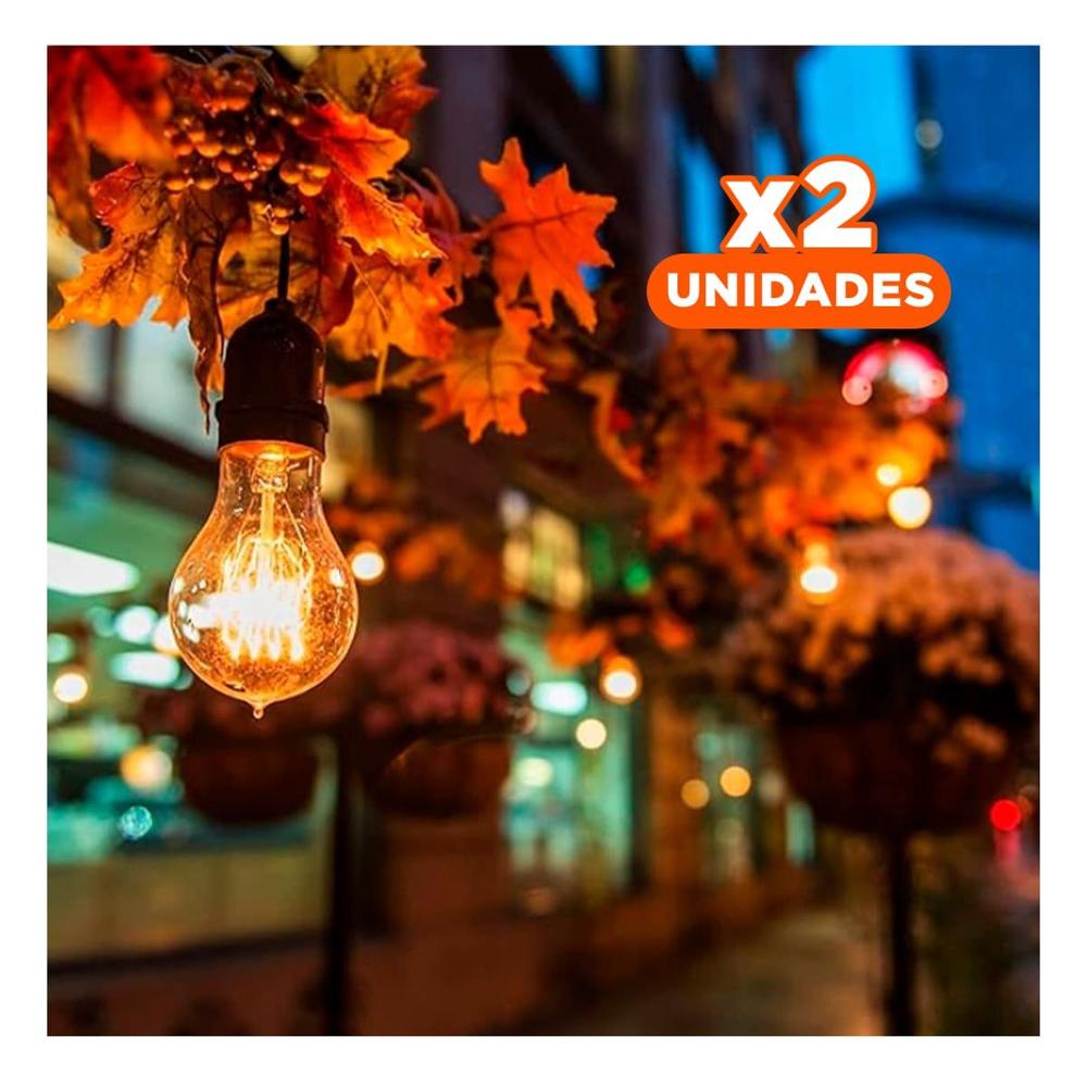 Pack2 Led Moderna 4W Transparente Luz Blanca Para Casa Hogar Decoracion Y+Regalo Sticker