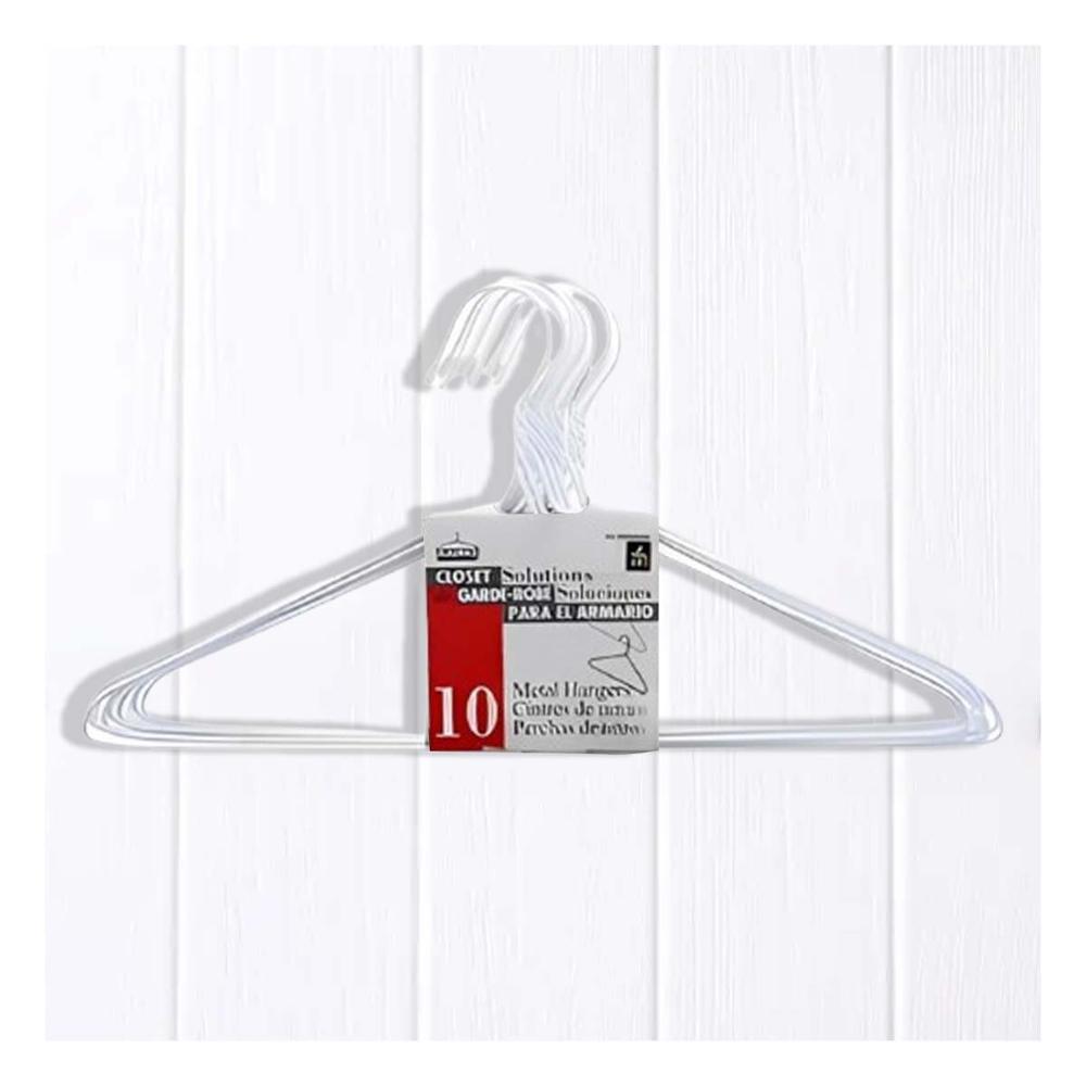 Sujetador Blanco de Alambre Pack x10 Piezas 21x40cm para Closet Y+Post It