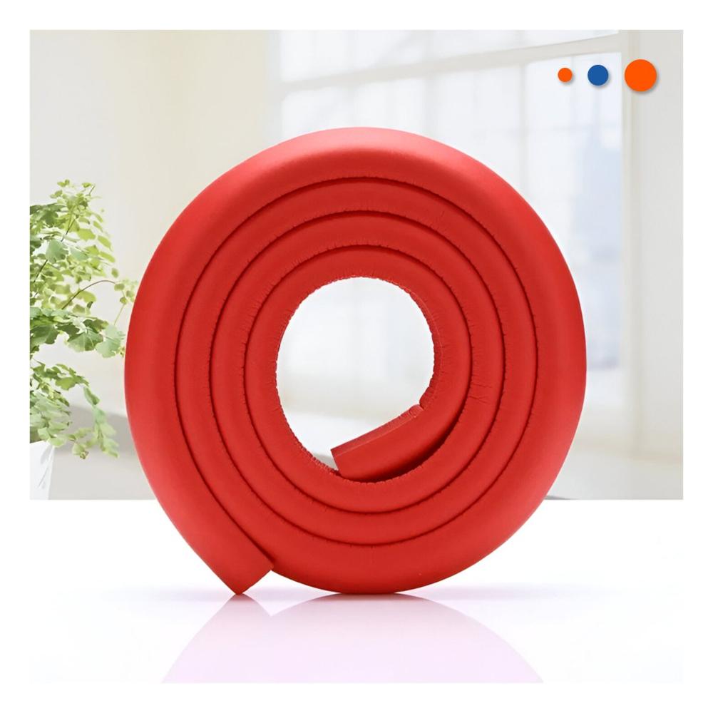 Guarda Esquina de Espuma Resistente para Bordes de Muebles y Mesas Rojo Y+Post It