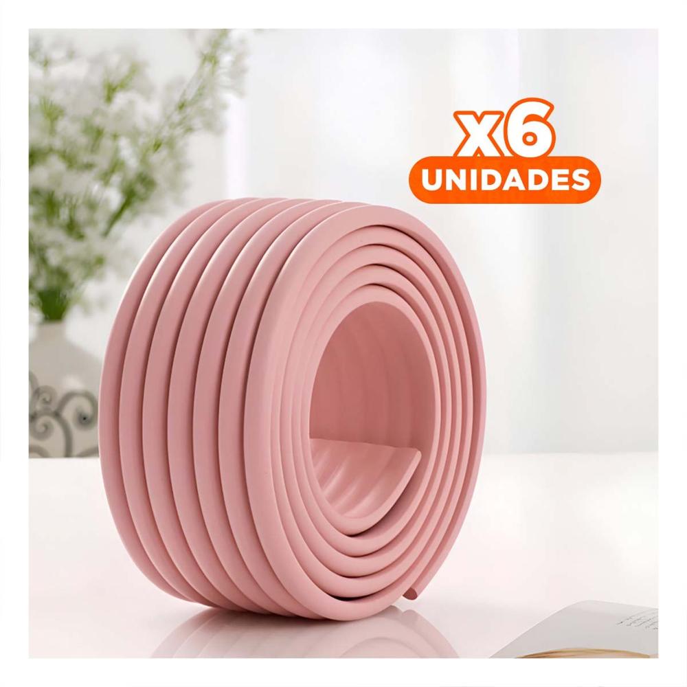 Pack6 Esquina Acolchada de Espuma Resistente para Bordes de Muebles Rosa Y+Papel Regalo Pack6 Esquina Acolchada de Espuma Resistente para Bordes de Muebles Rosa Y+Papel Regalo