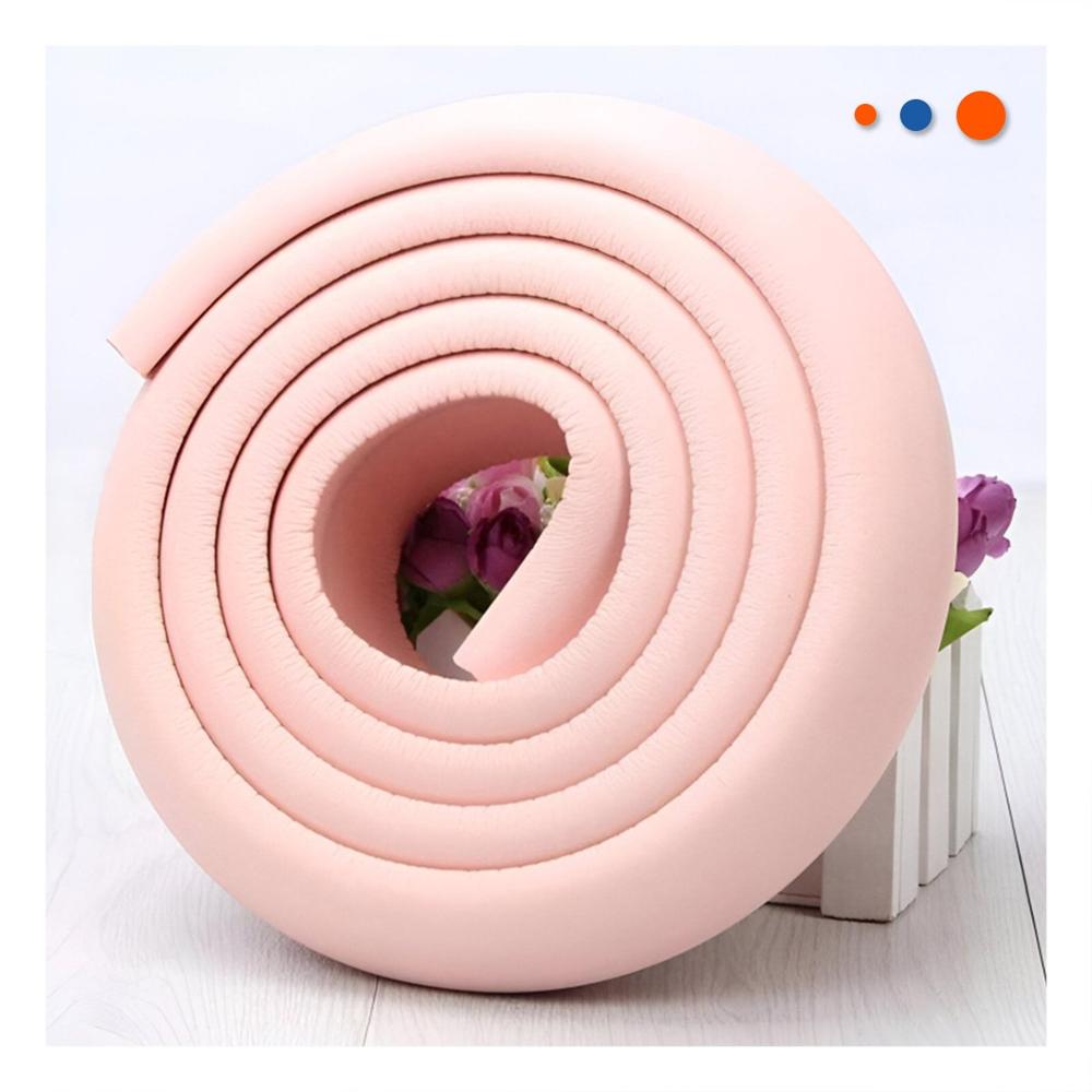 Guarda Esquina de Espuma Flexible para Bordes Filosos de Muebles Hogar Rosa Y+Regalo Sticker
