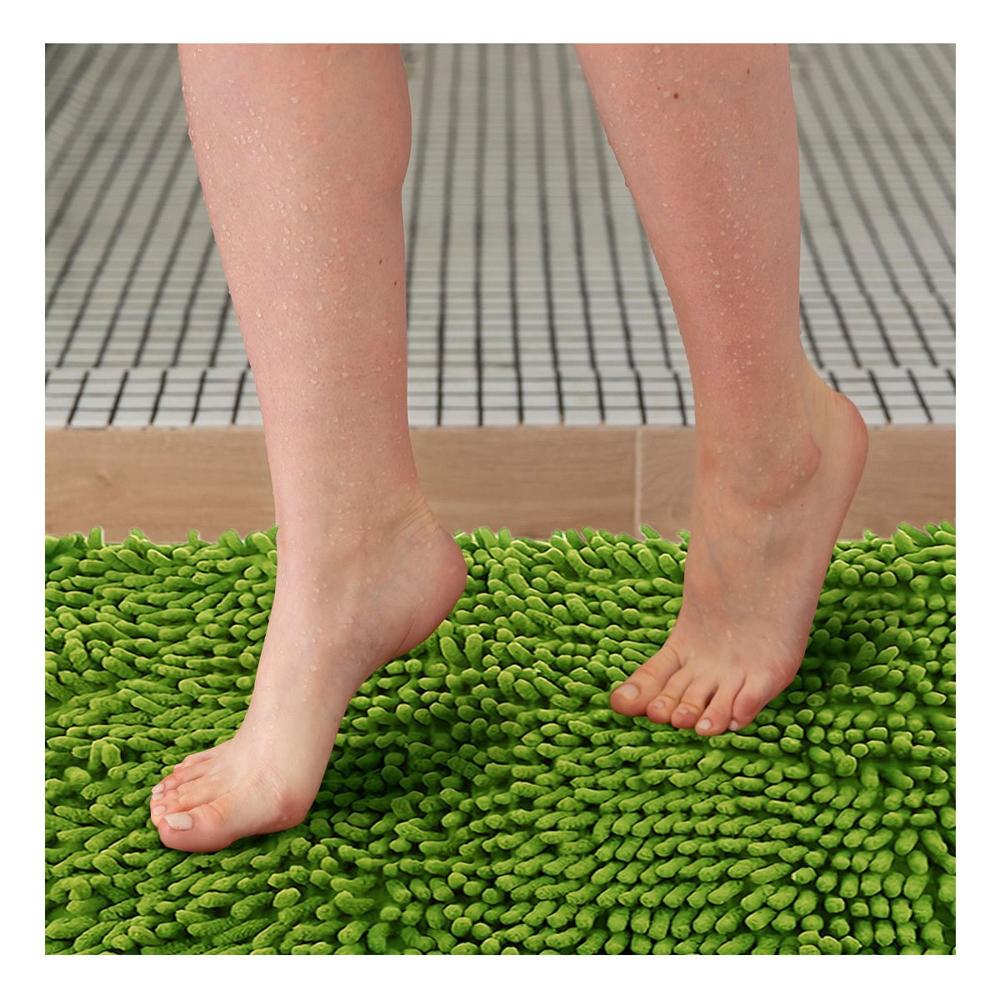 Complemento Rectangular de Microfibra para Hogar 40 x 60 cm Verde Limon Y+Regalo Sticker