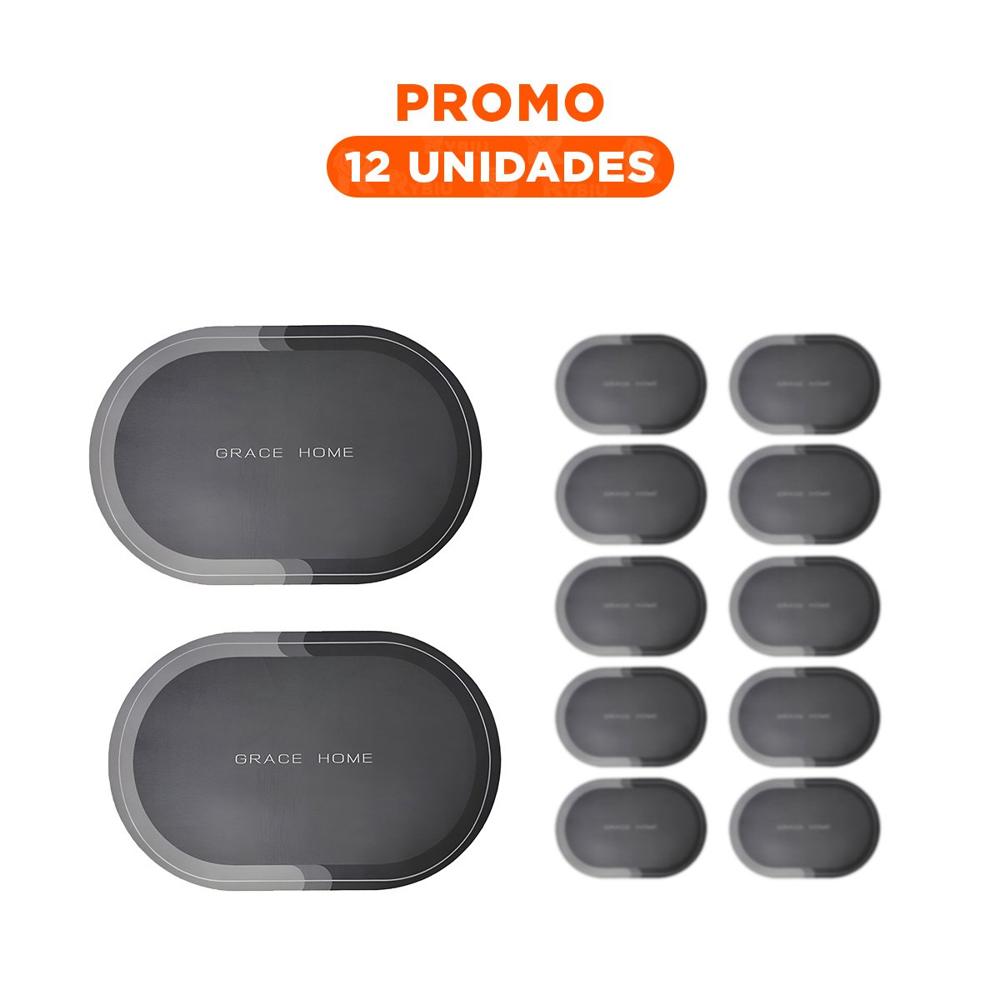 Pack12 Soporte Decorativo Ovalado Plomo Para Decoracion De Sala Casa Y+Regalo Sticker